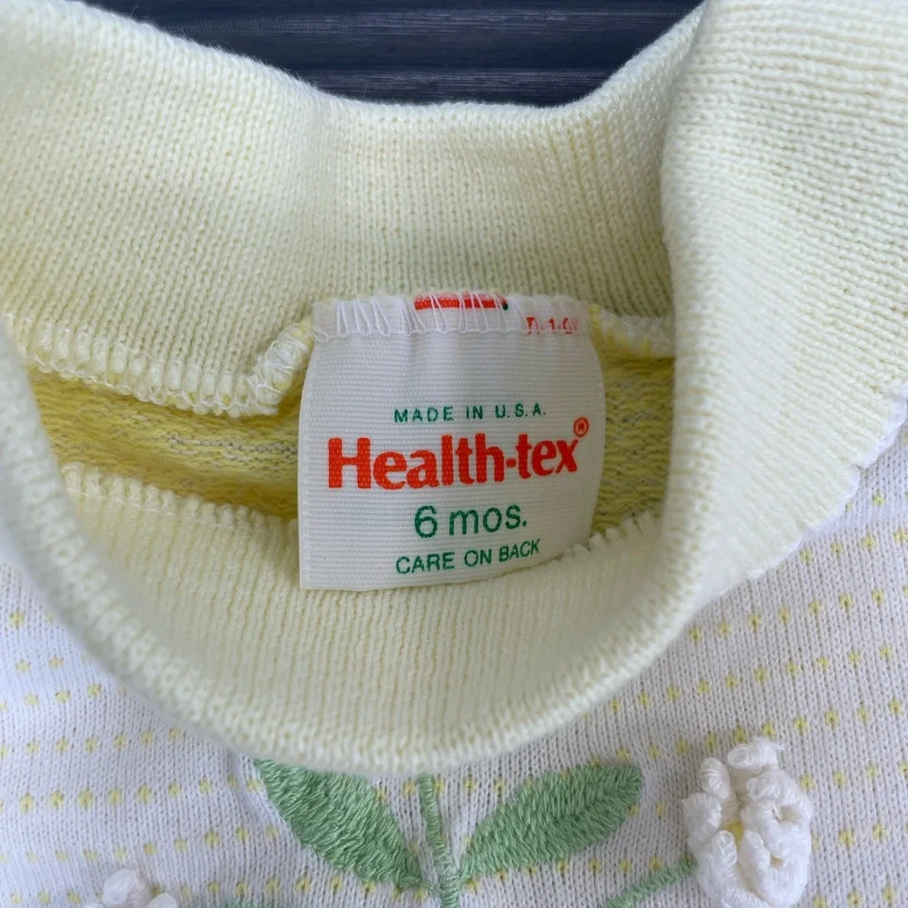 Vintage  Y2K 90’s Health-Tex Baby Girl Outfit  Sz. 6 Mos.